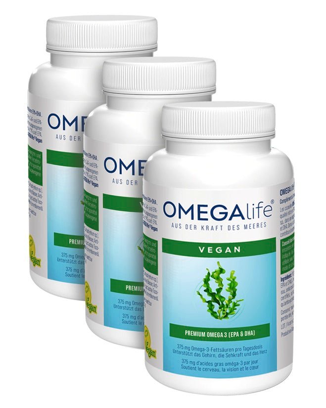 OMEGAlife® VEGAN, Dreierpack - Swiss Health Care AG