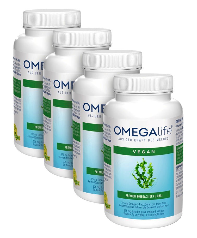 OMEGAlife® VEGAN, Viererpack - Swiss Health Care AG