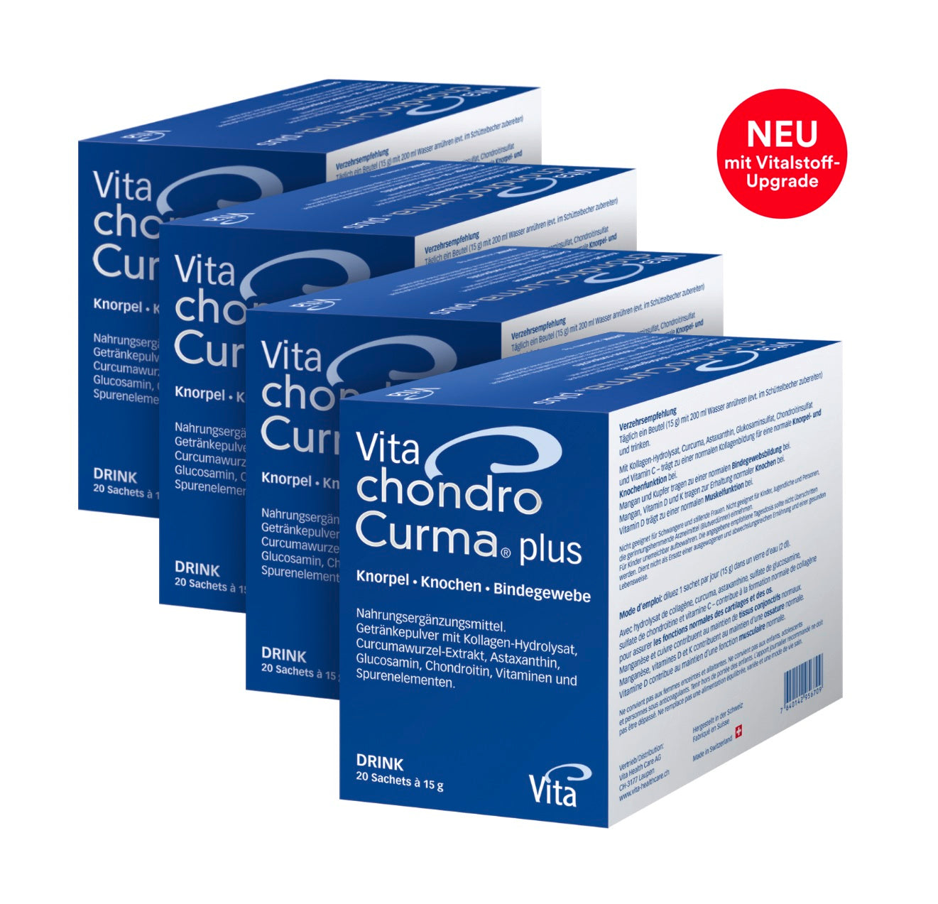 Vita Chondrocurma Plus Drink, Viererpack