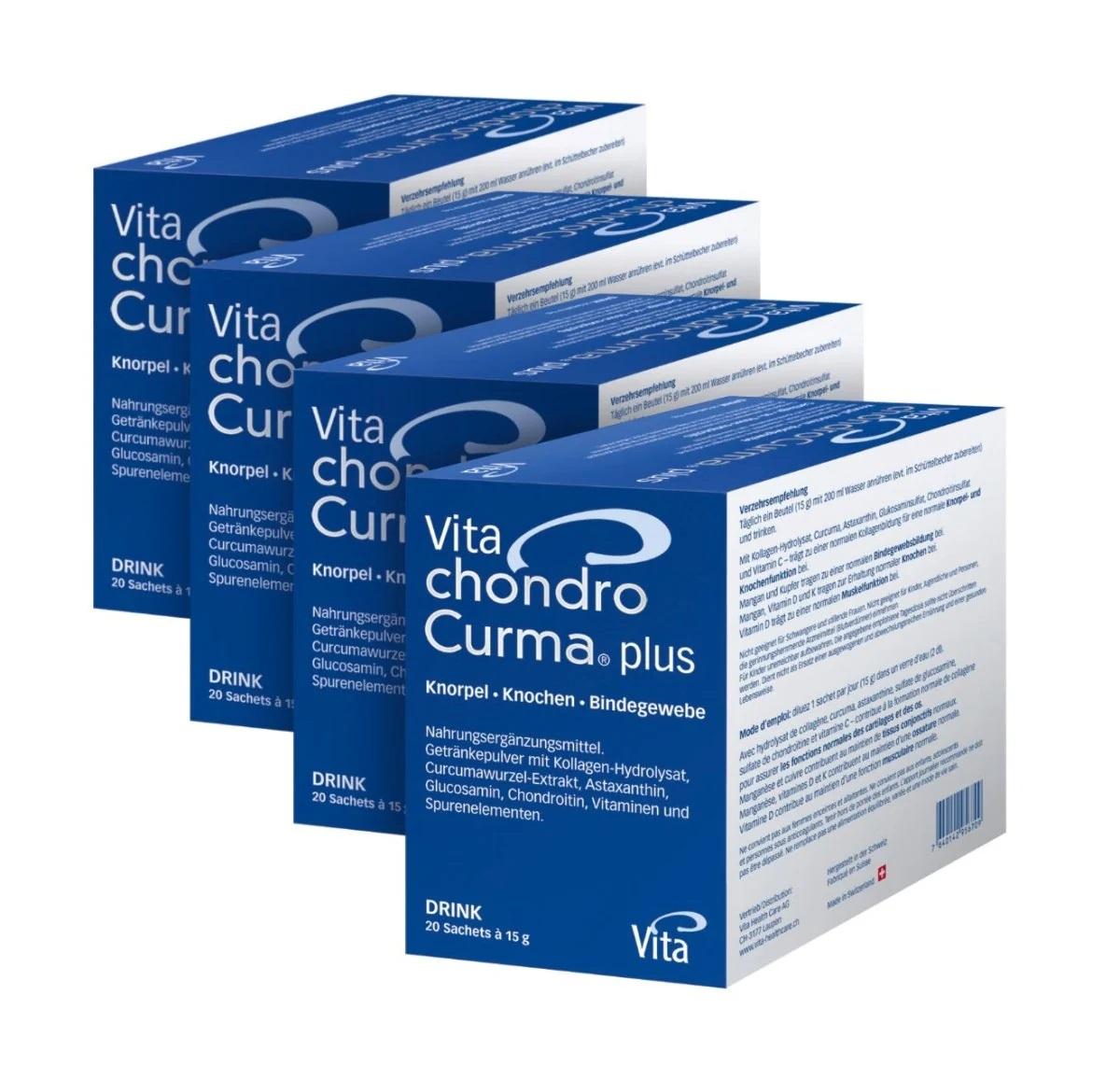 Vita Chondrocurma Plus Drink, Viererpack - Swiss Health Care AG