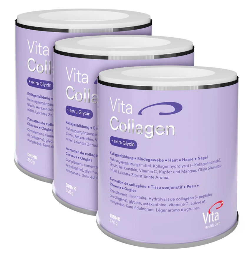 Vita Collagen Pulver, Dreierpack