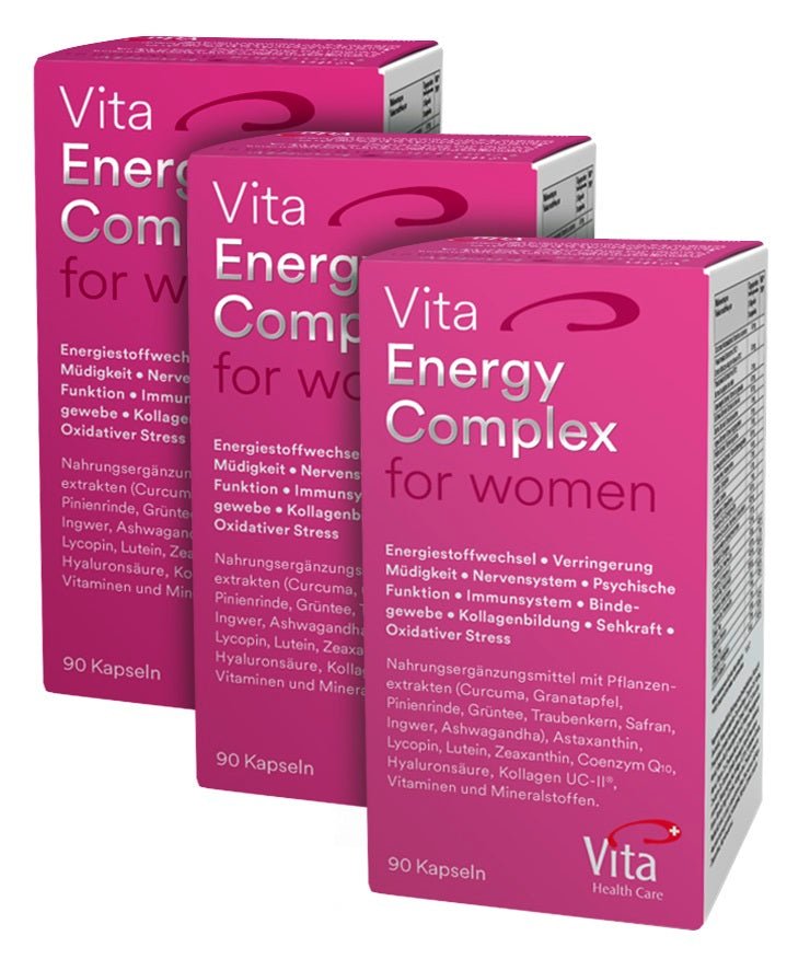 Vita Energy Complex for women, Dreierpack - Swiss Health Care AG
