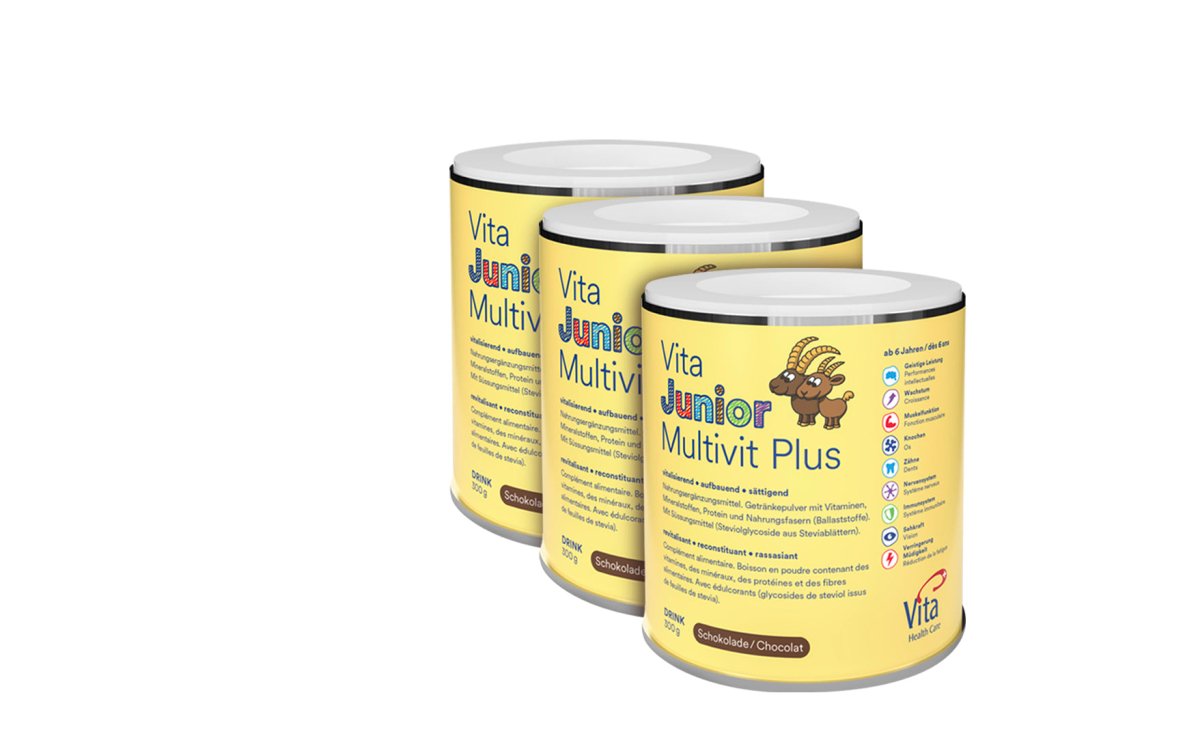 Vita Junior Multivit Plus, Dreierpack - Swiss Health Care AG