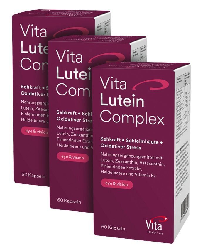 Vita Lutein Complex Dreierpack - Swiss Health Care AG