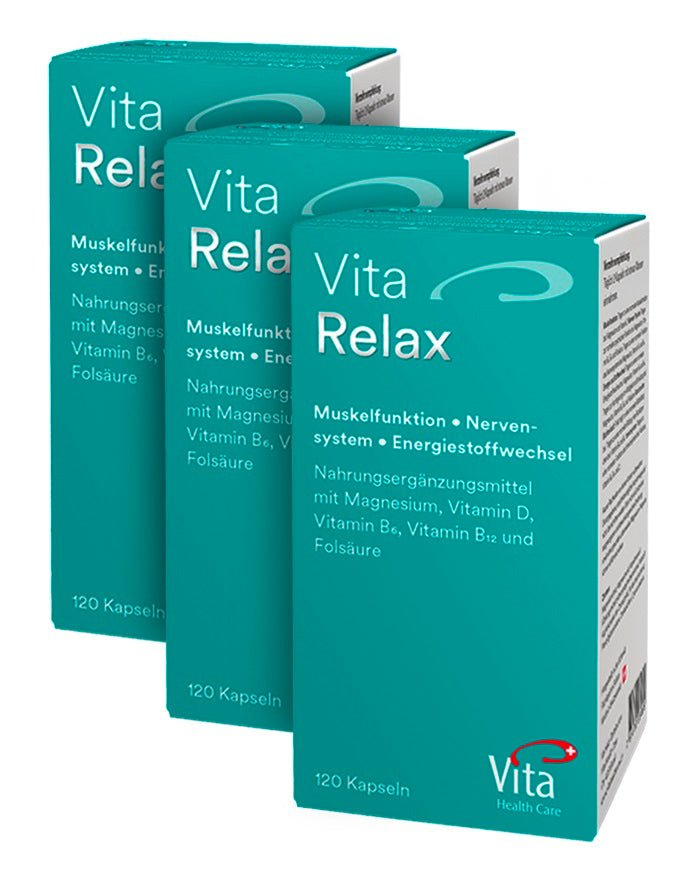 Vita Relax, Dreierpack - Swiss Health Care AG