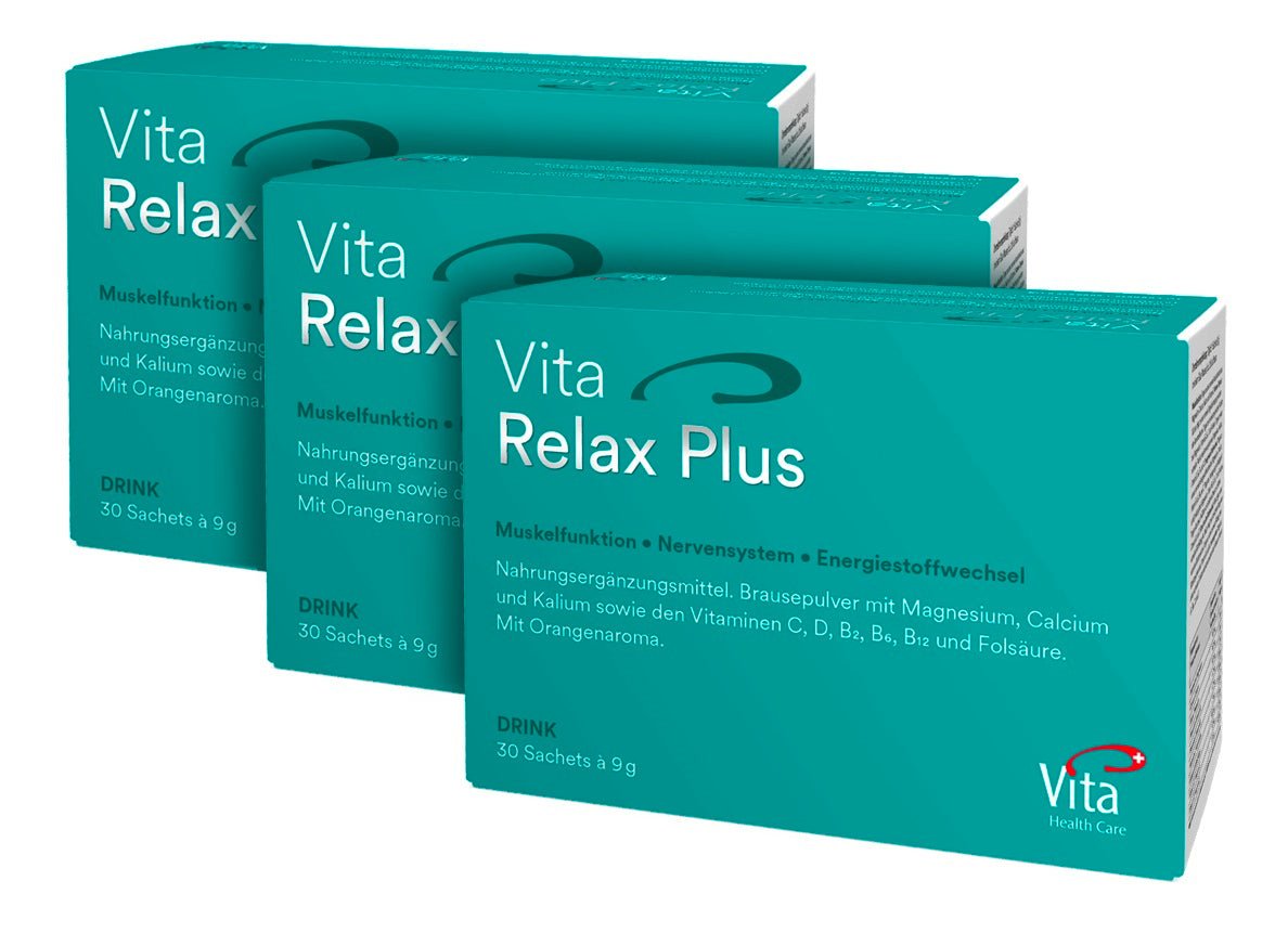 Vita Relax Plus, Dreierpack - Swiss Health Care AG