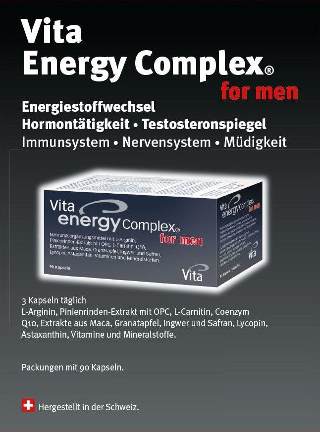 Vita Energy Complex for men - Swiss Health Care AG