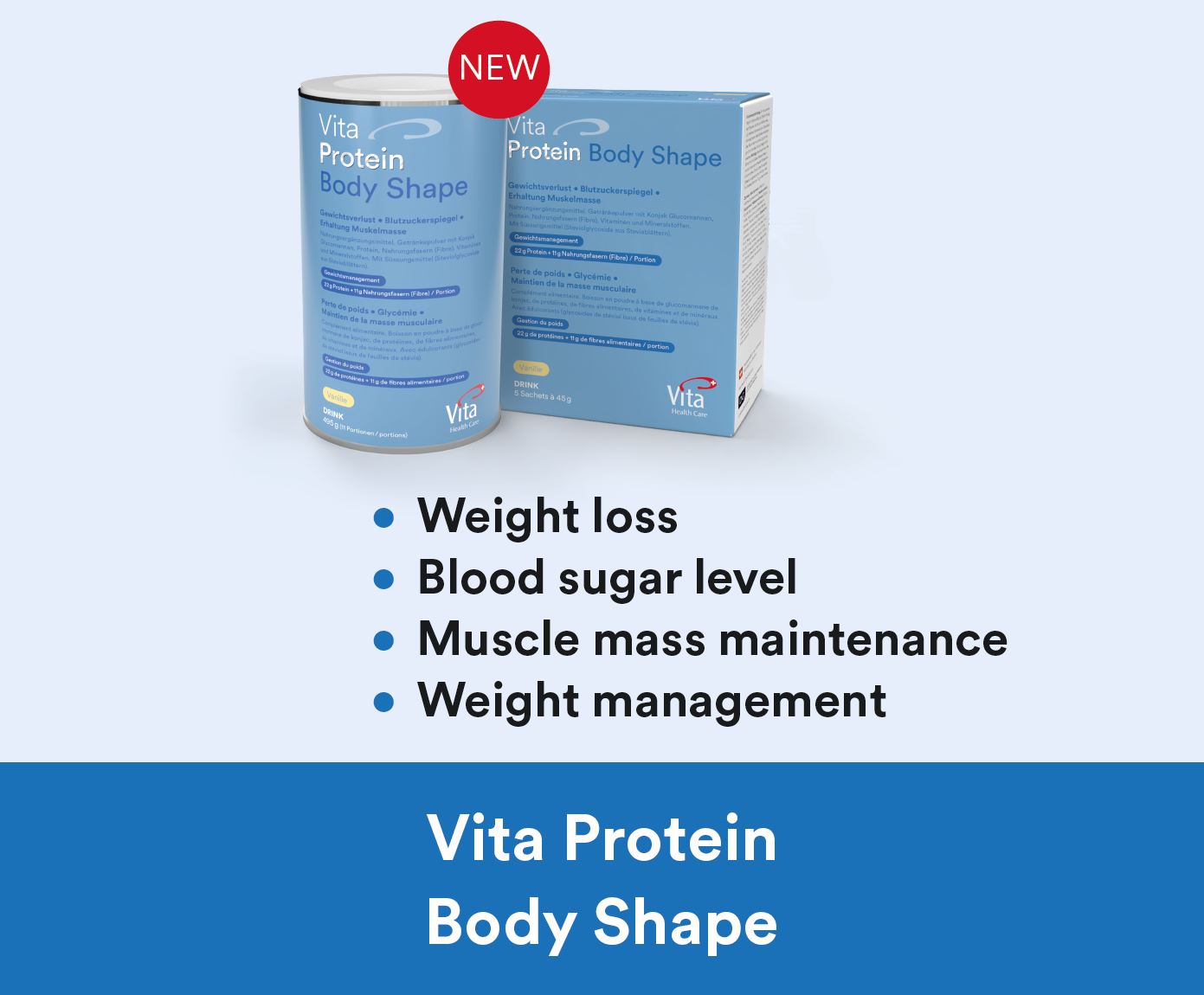 Vita Protein Body Shape Dose, Viererpack