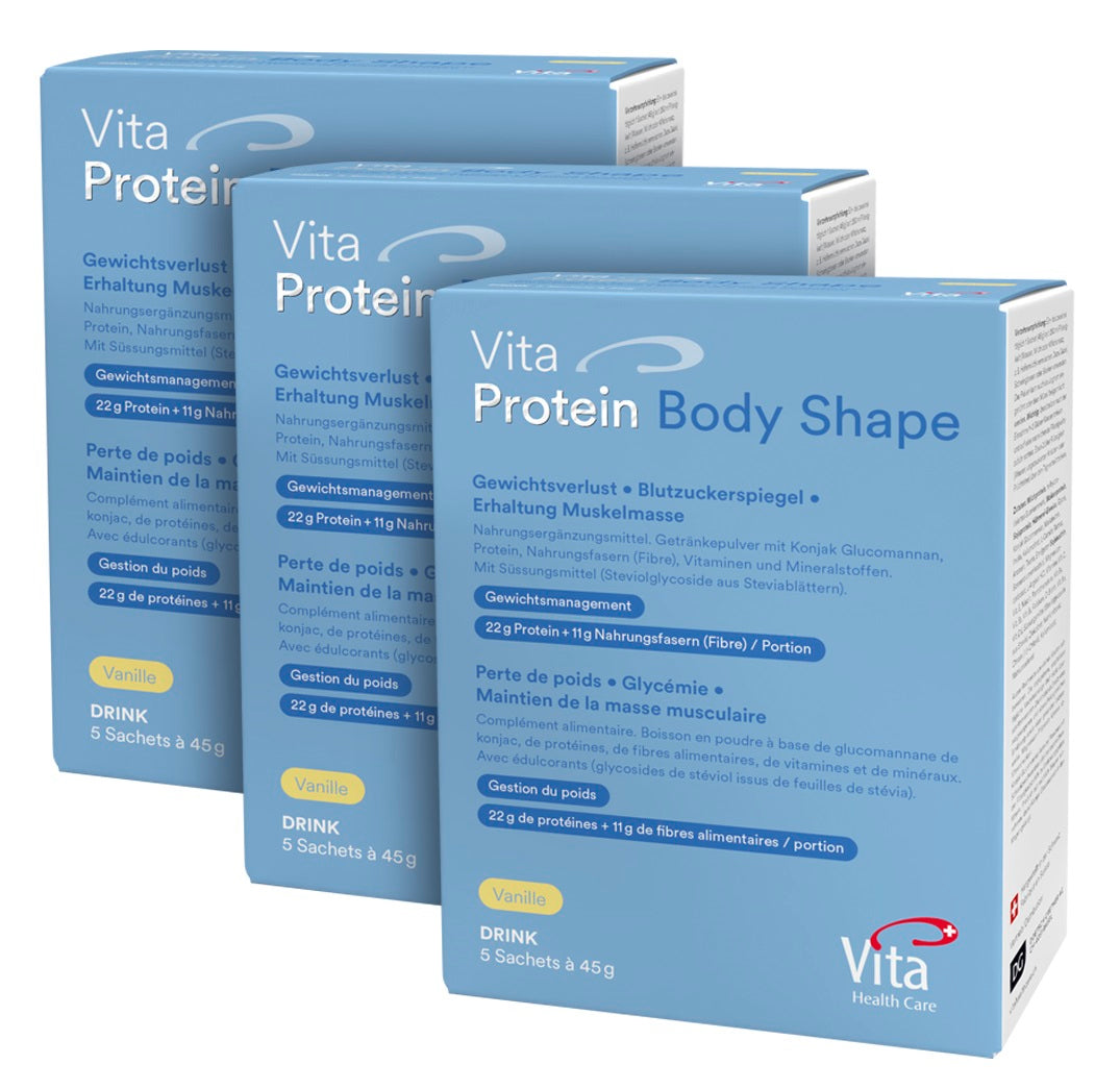 Vita Protein Body Shape Sachets, Dreierpack