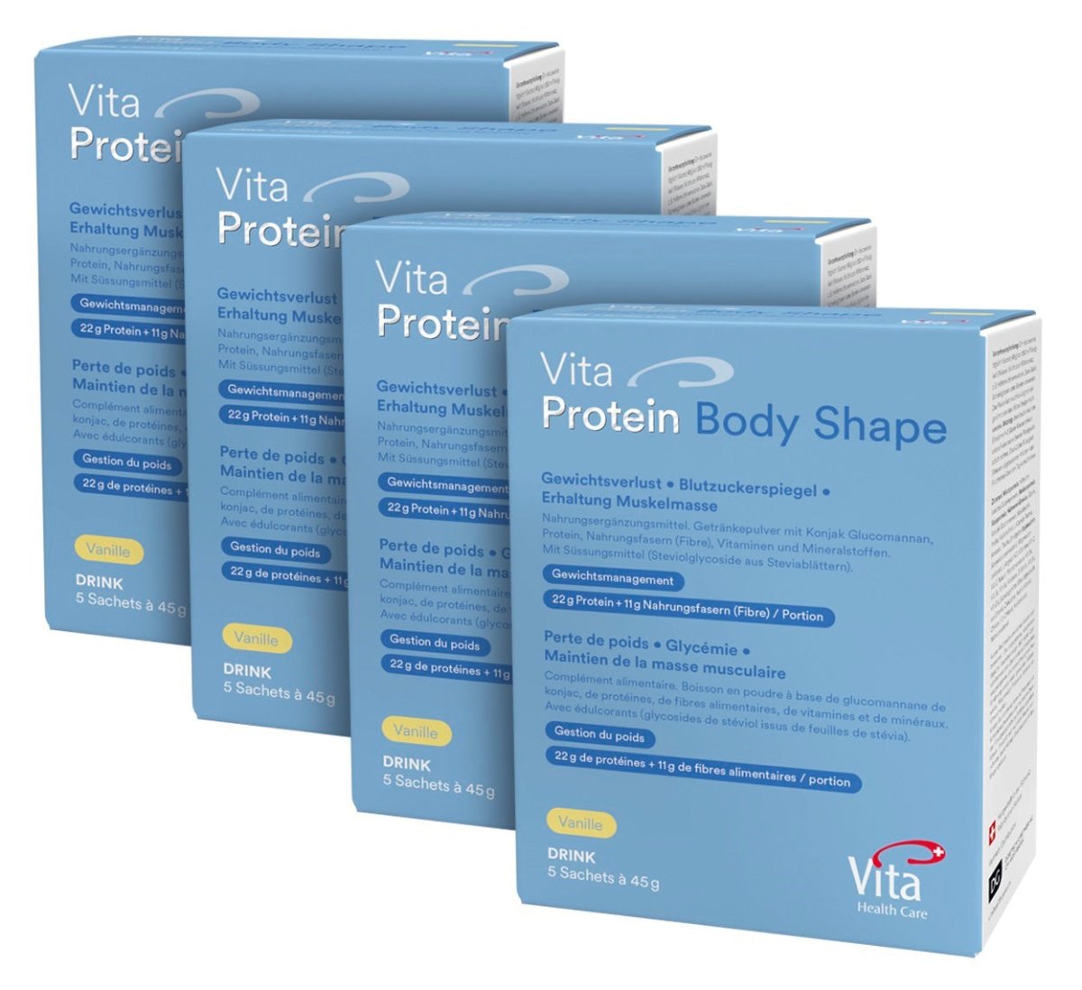 Vita Protein Body Shape Sachets, Viererpack - Swiss Health Care AG