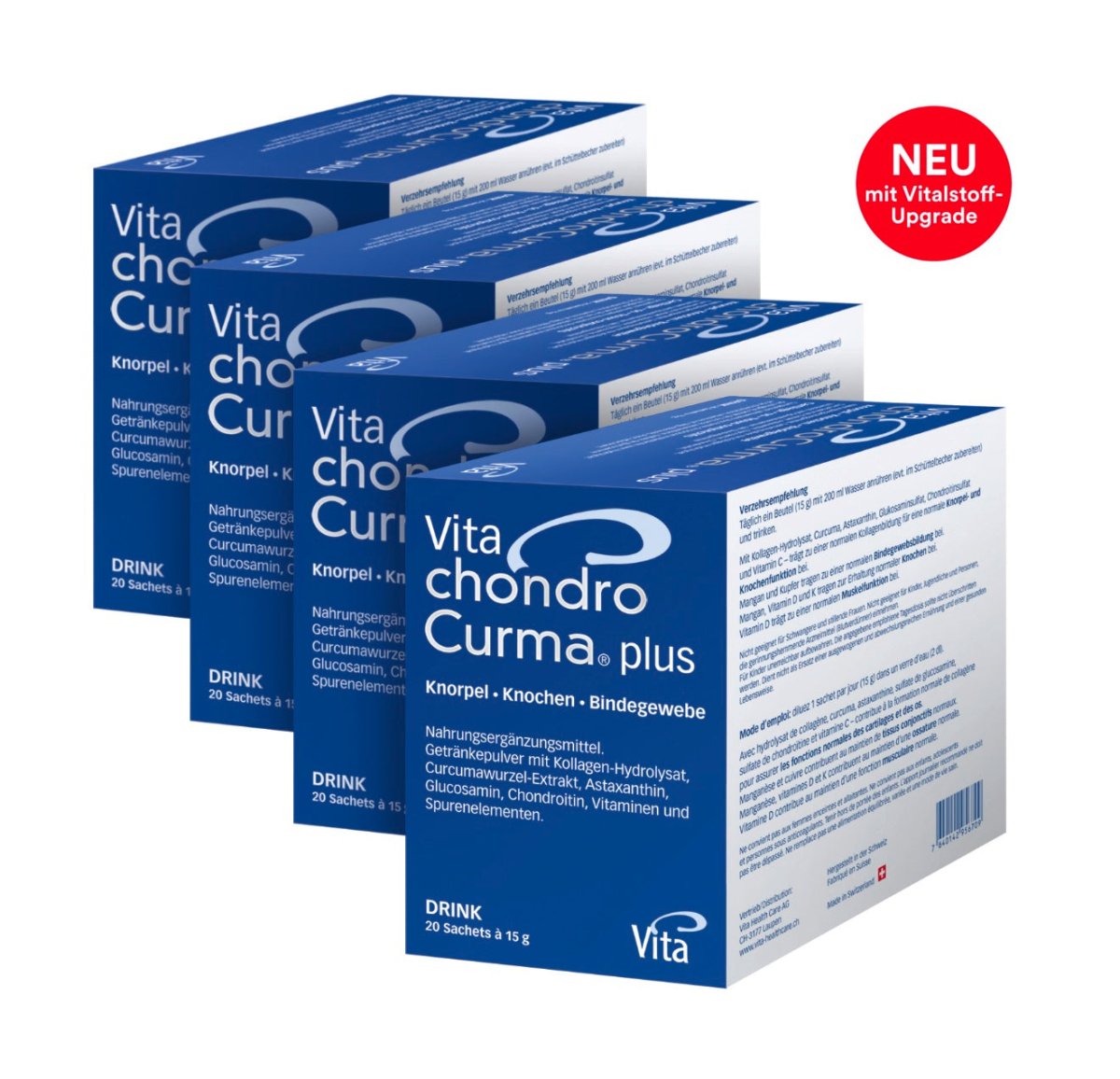 Vita Chondrocurma Plus Drink, Viererpack - Swiss Health Care AG