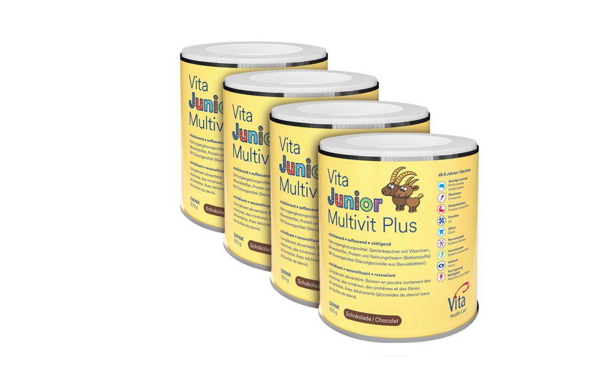 Vita Junior Multivit Plus, Viererpack - Swiss Health Care AG