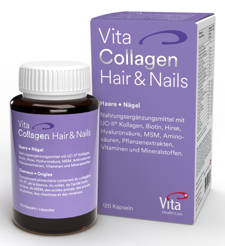 Vita Collagen Hair & Nails – Pflege für Haare und Nägel von innen - Swiss Health Care AG