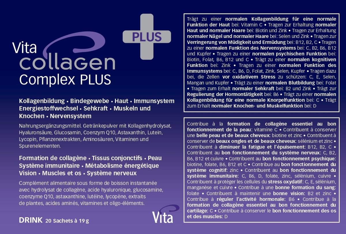 Vita Collagen Complex PLUS - Swiss Health Care AG