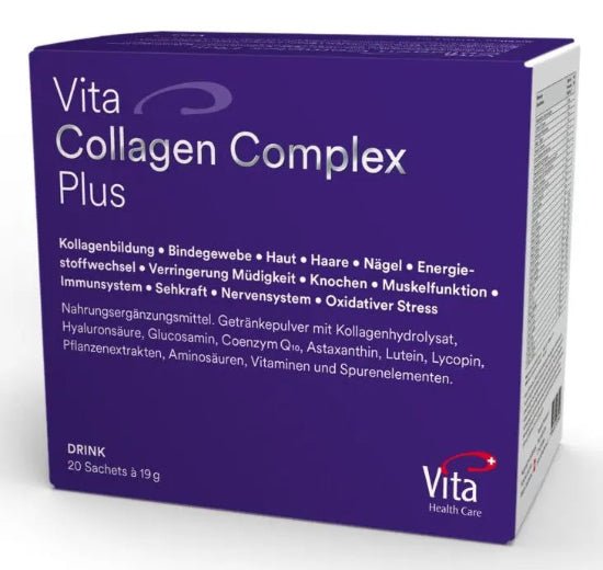 Vita Kollagen Complex PLUS – das All-in-one Schönheitselixier - Swiss Health Care AG