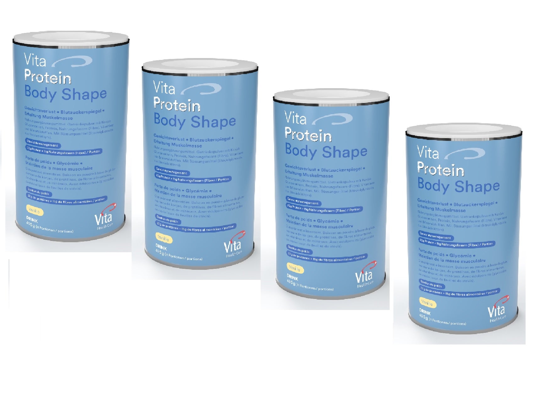 Vita Protein Body Shape Dose, Viererpack