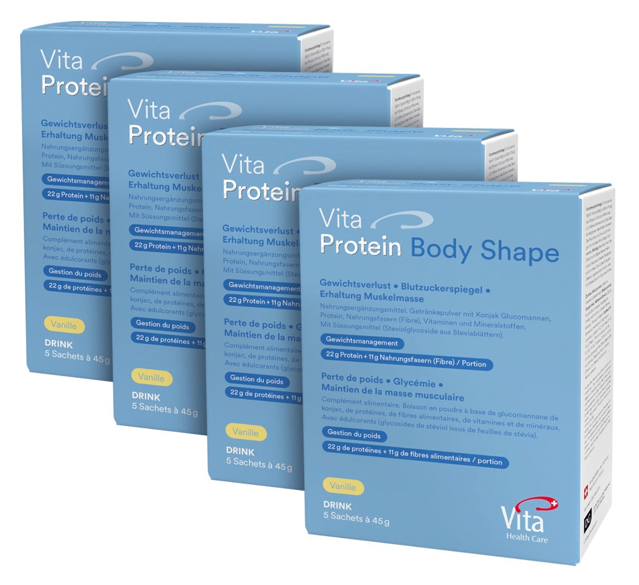 Vita Protein Body Shape Sachets, Viererpack
