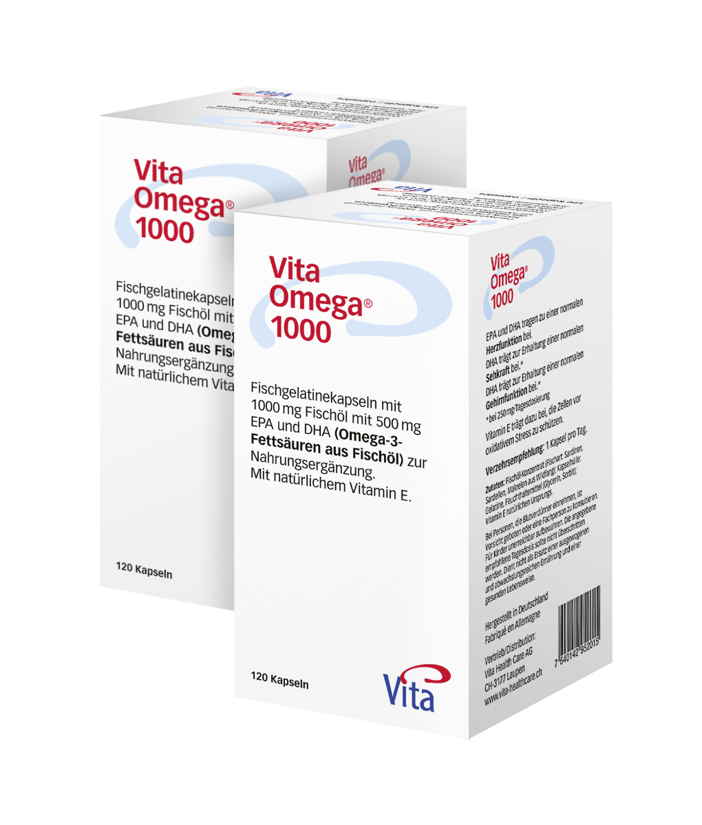 Vita Omega® 1000 &fish oil-Double pack 