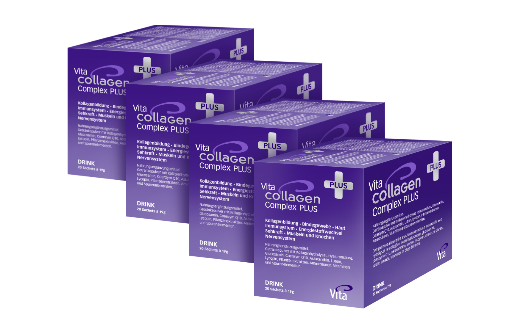 Vita Collagen Complex PLUS, Four pack