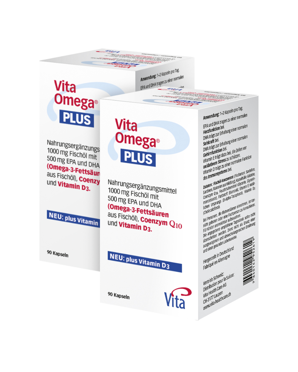 Vita Omega® PLUS & with 30 mg Q10 - Double pack